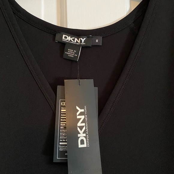 Black DKNY Cold Shoulder Dress - Picture 3 of 6